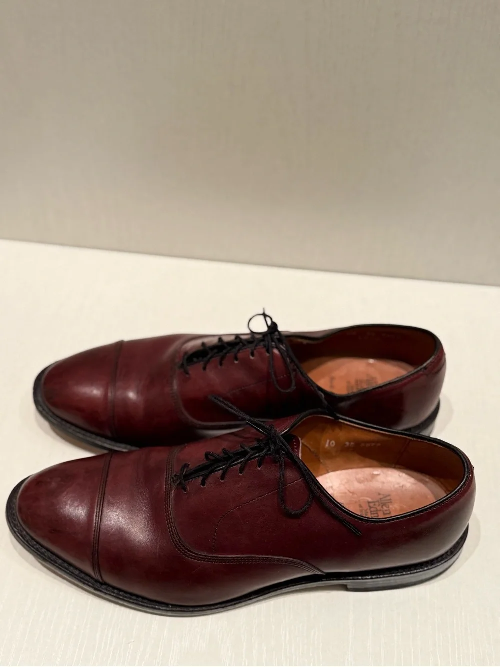 Allen Edmonds Oxford Dress Shoes -Size 10 3E (Wide) Burgundy/Oxblood Men’s
